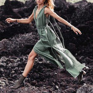 Aya Sacred Wear Green Nomad Spirit Dress